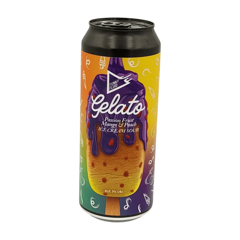 Funky Fluid Gelato Passionfruit Mango & Peach | Gelato Sour