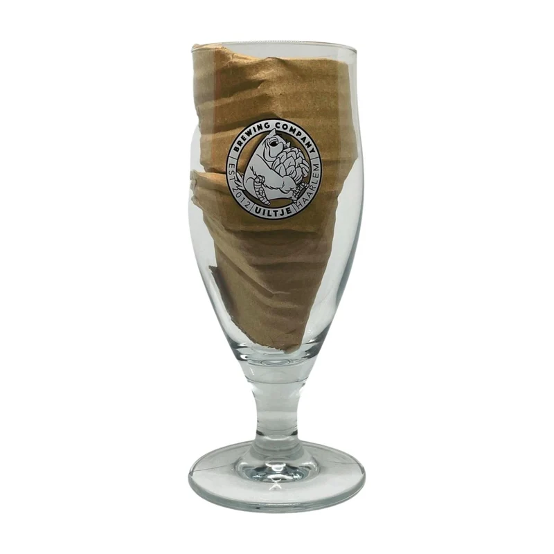 Uiltje Bierglas Voetglas 25CL | Glas