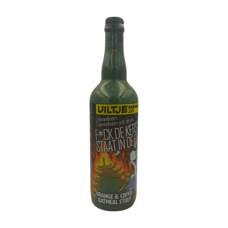 Uiltje F*ck de kerstboom staat in de fik!!! | Orange Coffee Oatmeal Stout 75CL