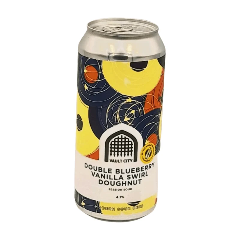 Vault City Double Blueberry Vanilla Swirl Doughnut | Sour
