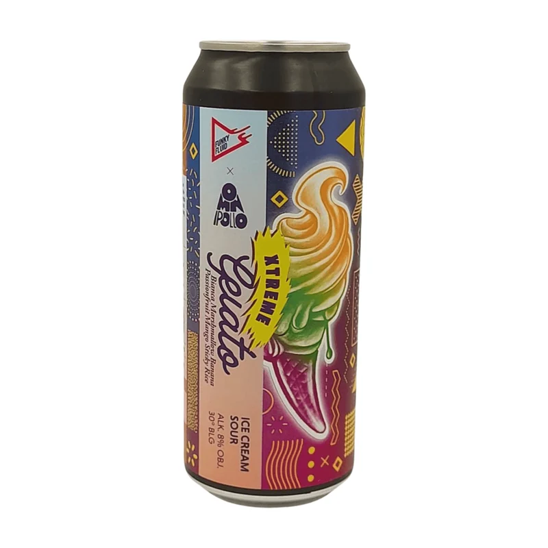 Funky Fluid X Omnipollo Gelato XTREME | Bianca Marshmallow Banana Passionfruit Mango Sticky Rice Ice Cream Sour