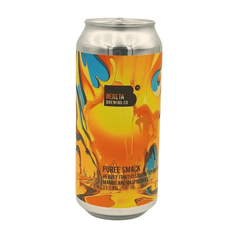 Bereta Brewing Co. Puree Smack | Strawberry Mango Raspberry Fruited Sour