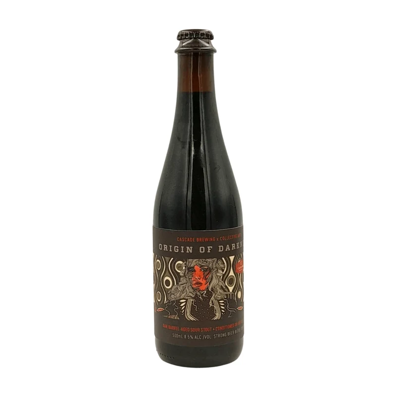 Collective Arts Brewing x Cascade Brewing Origin of Darkness | BA Peach Sour Stout