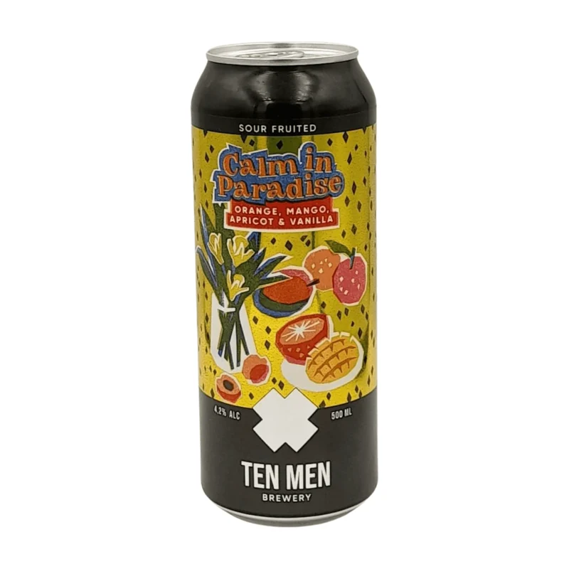 Ten Men Brewery Calm In Paradise Orange Mango Apricot & Vanilla | Fruited Sour