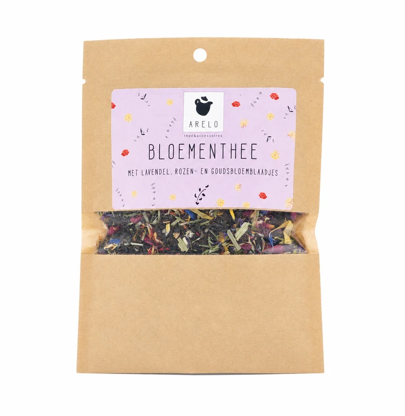 Bloementhee – Luxe Thee met Lavendel, Rozen & Goudsbloemblaadjes