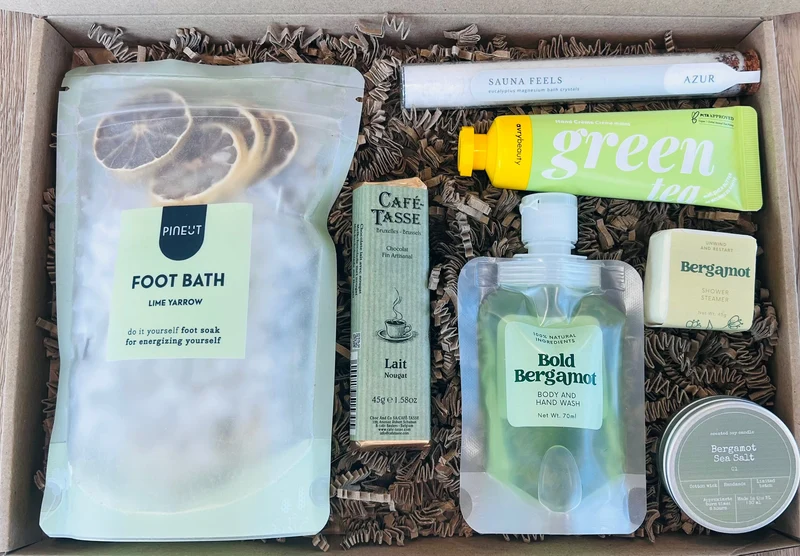 Luxe Selfcare Cadeaubox – Bergamot & Green Tea | Ontspanning Cadeau voor Haar