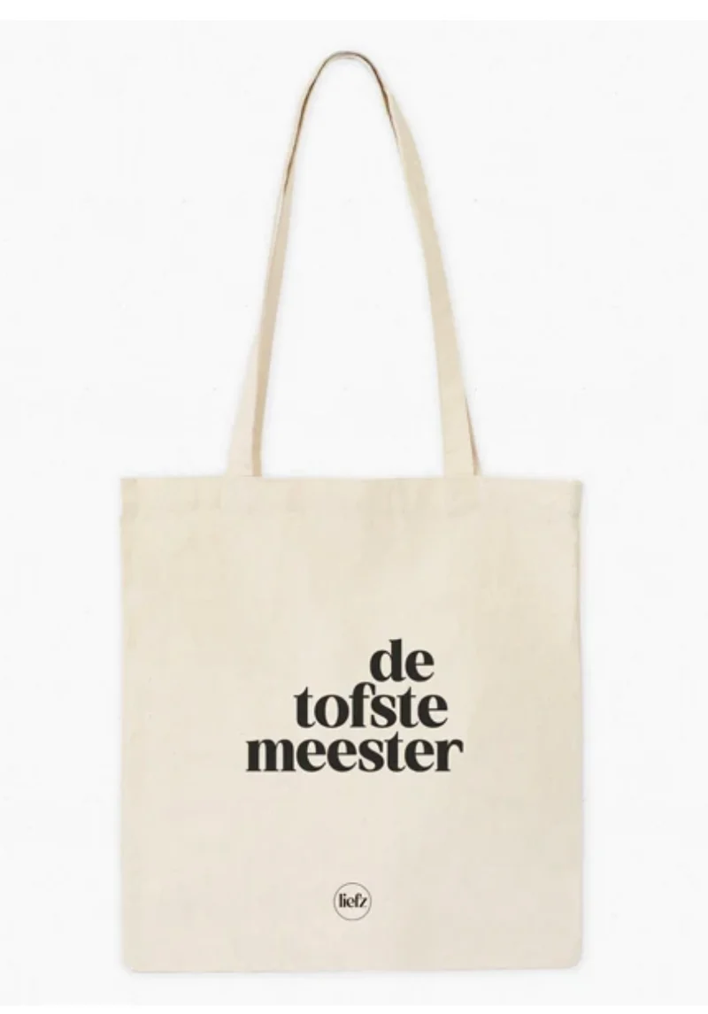 👜 De tofste meester – katoenen tas
