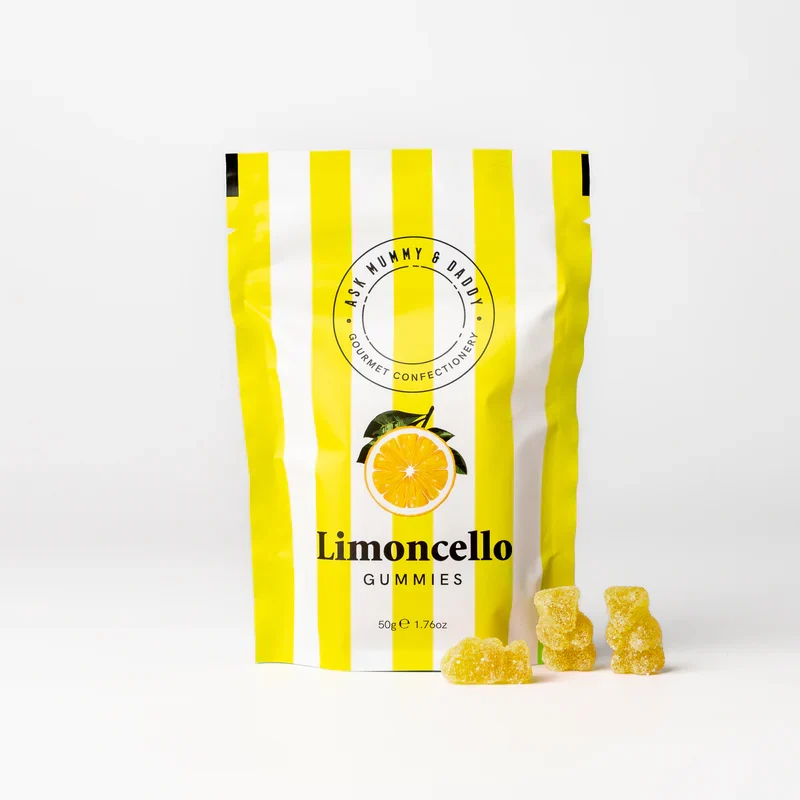 🍋 Limoncello Gummies – Luxe Snoep Cadeau met Citroensmaak