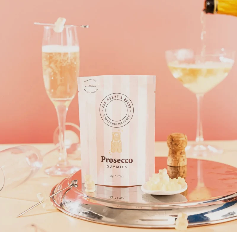 Prosecco Gummies – Luxe Wijnsnoepjes met Prosecco Smaak
