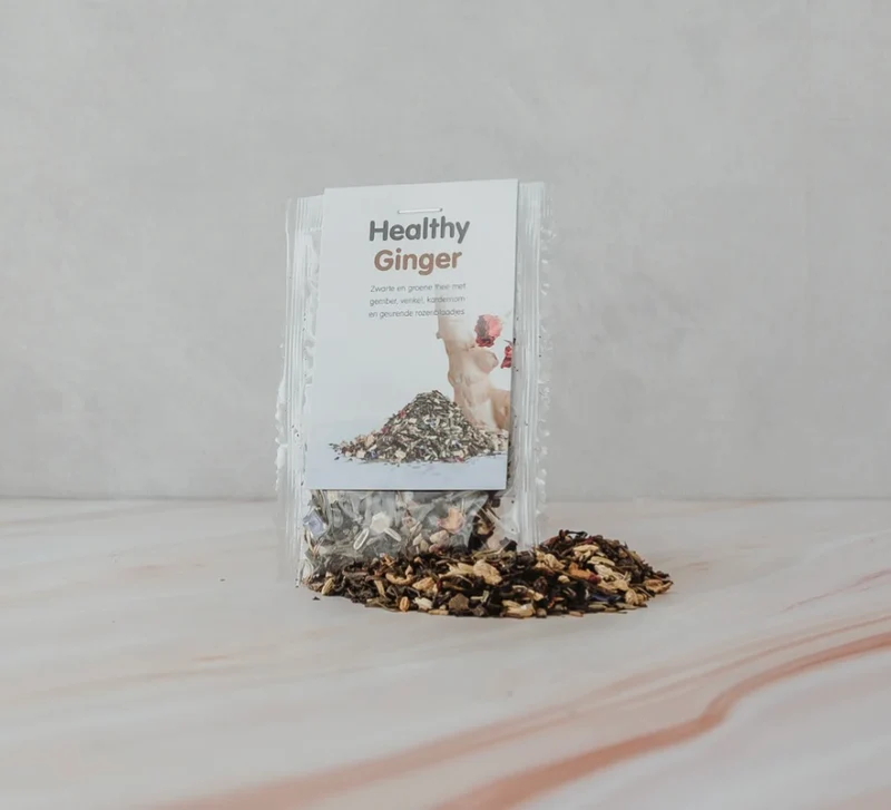 Healthy Ginger Tea – Losse Thee (Krachtige Gembermix)