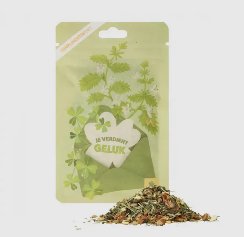 Je Verdient Geluk – Complimenten Thee | Positieve Kruidenthee