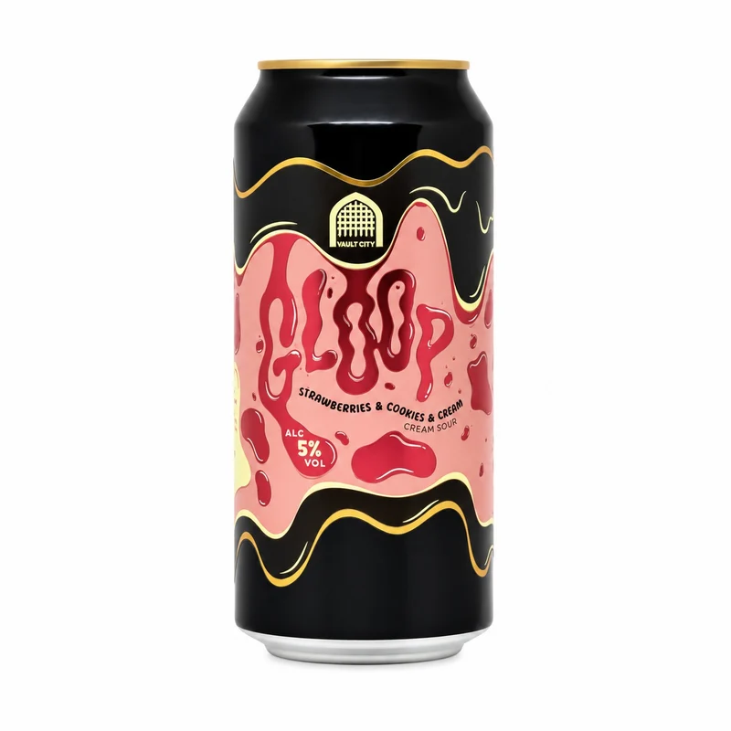 Vault City Brewing GLOOP Sour Strawberries & Cookies & Cream | Smoothie Sour