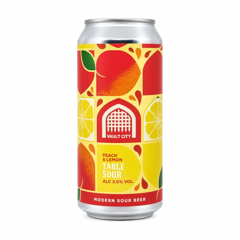 Vault City Brewing Peach & Lemon Table Sour | Fruited Sour