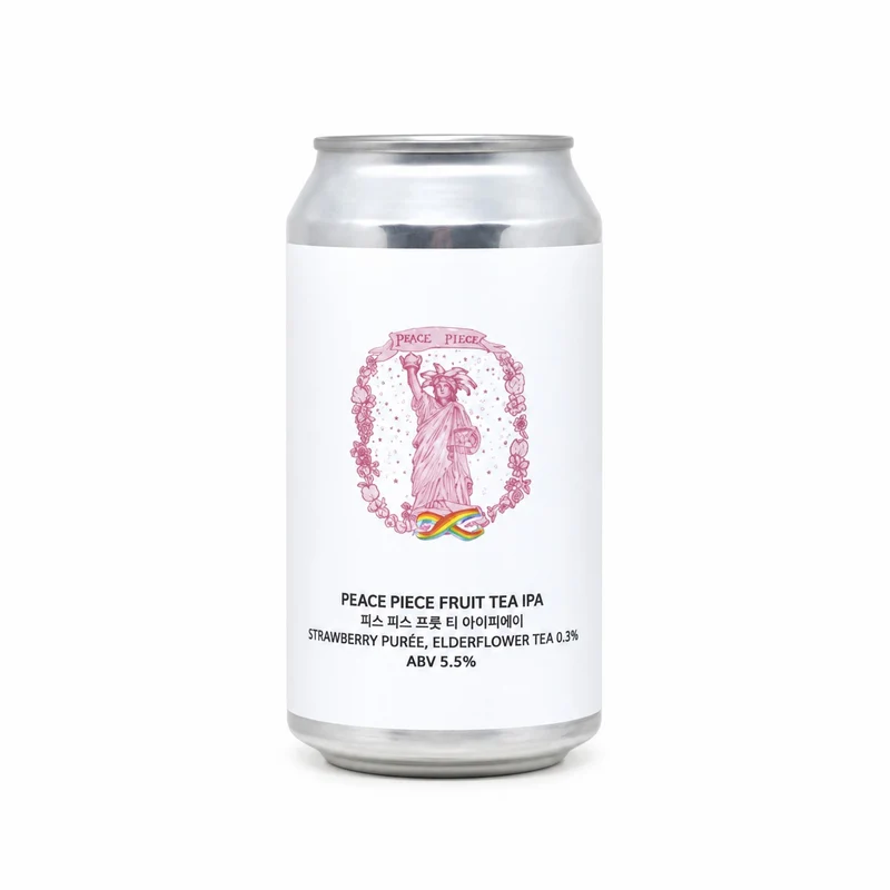 Seoul Brewery Peace Piece Fruit Tea IPA | Fruited IPA