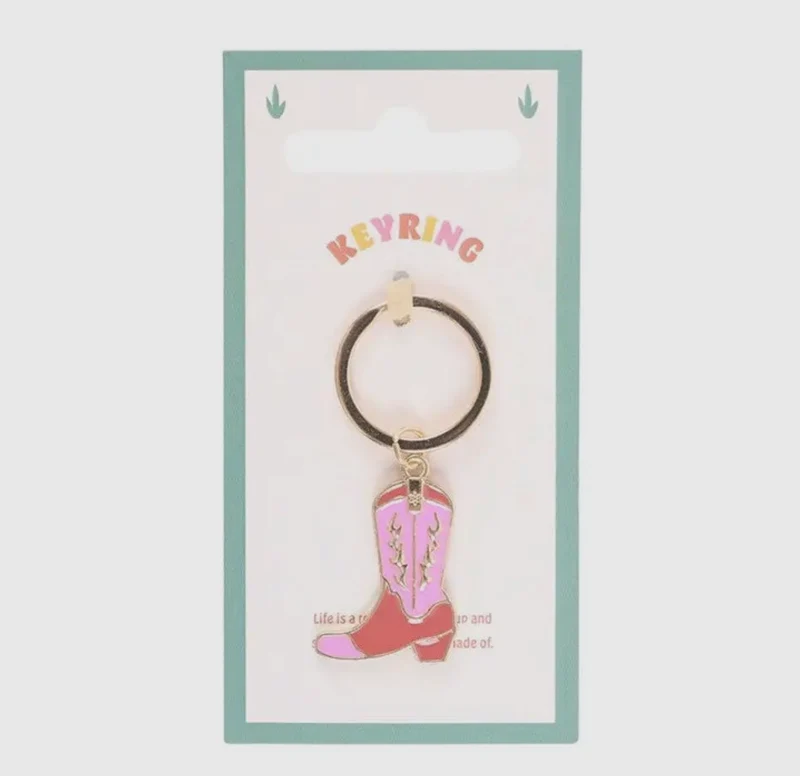 Cowboy Boot Sleutelhanger – Trendy Western Accessoire