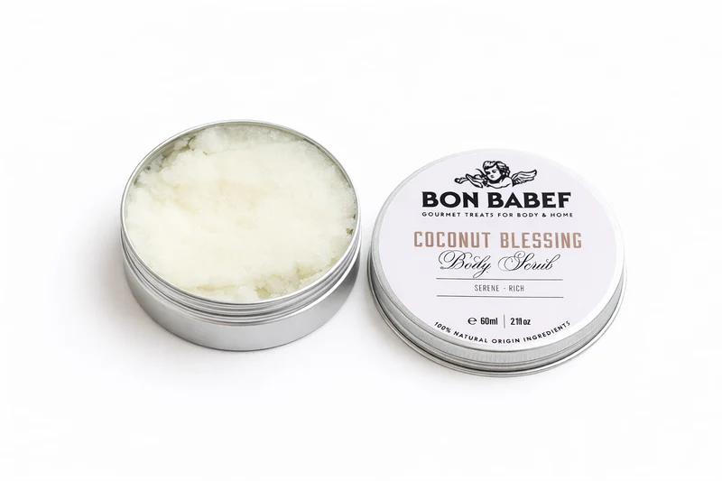 Coconut Blessings Scrub Zout – Luxe Kokos Body Scrub 60ml