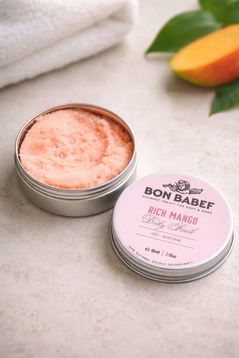 Rijke Mango Scrub Zout – Verfrissende Body Scrub Mango 60ml