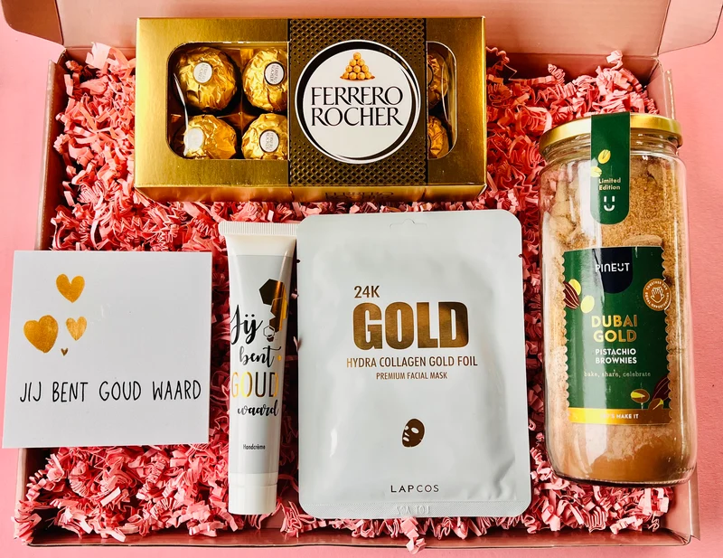 Jij bent Goud Waard Cadeaubox – Luxe cadeau vol liefde & waardering ✨