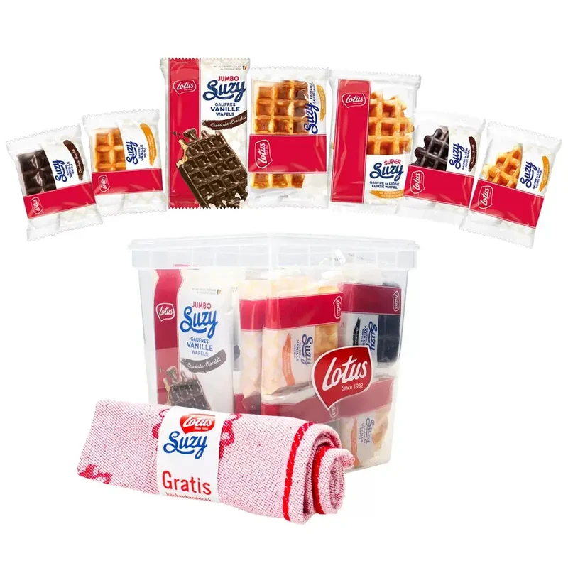 Lotus wafel assortiment - koekjes cadeau - 20 stuks - 912g