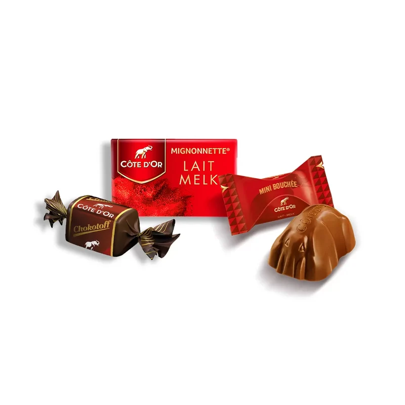 The Best of Côte d'Or chocolademix - gepersonaliseerd cadeau - large tinnen blik - 600g