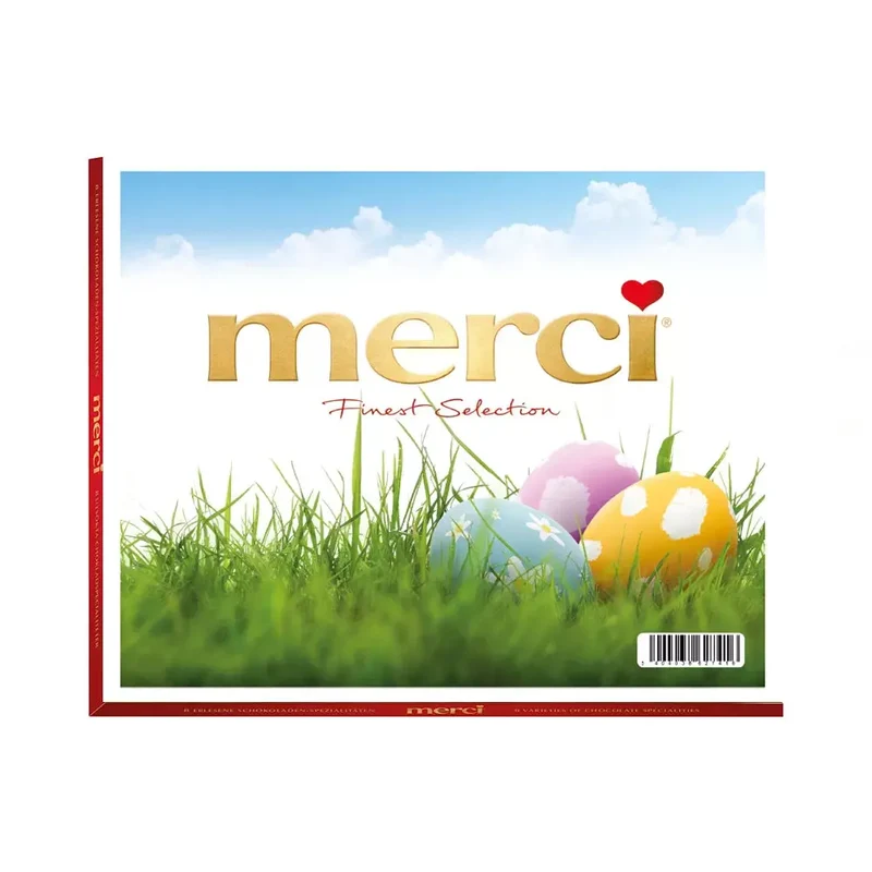 merci Vrolijk Pasen - merci Finest Selection Assorti chocolade - 8 smaken - 250g