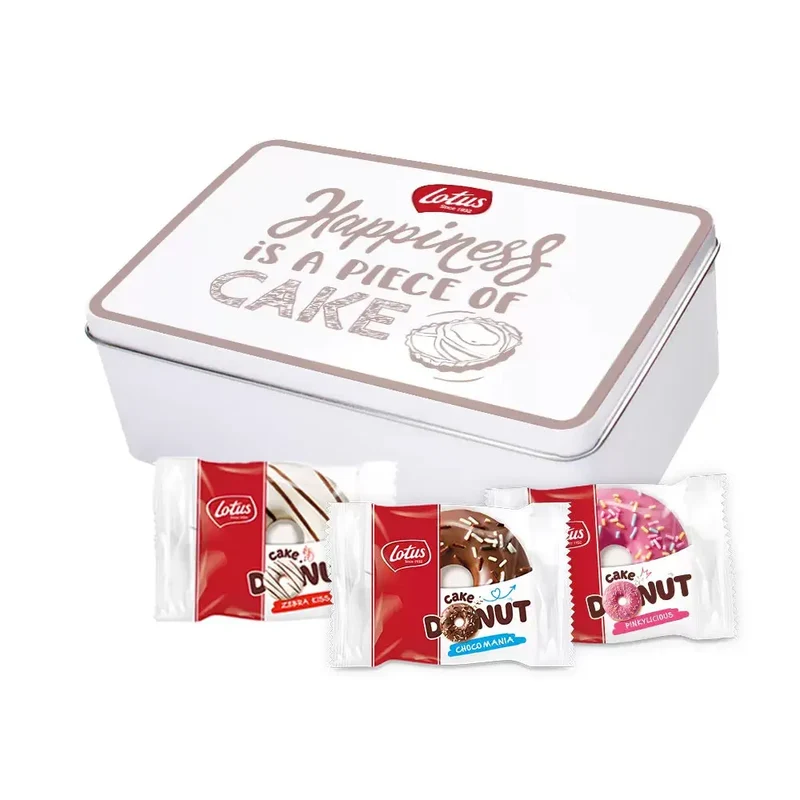 Lotus Cake Donuts mix - Pinkylicious, Choco Mania & Zebra Kiss - 9 stuks - 300g