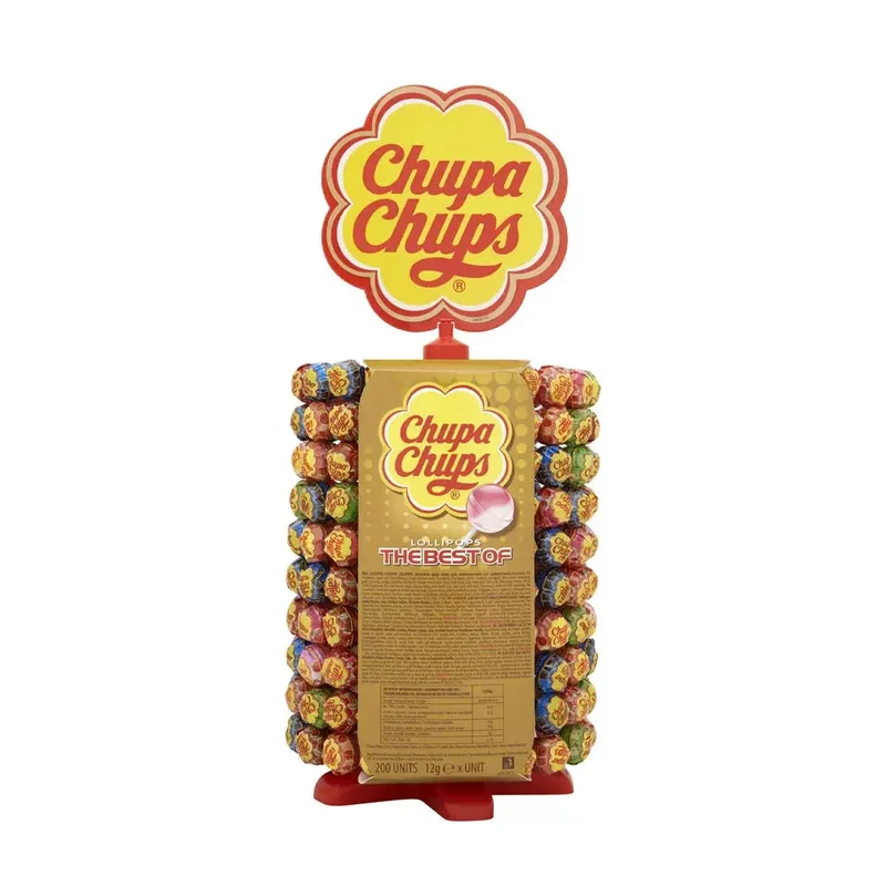 Chupa Chups The Best of Flavours Wheel - 200 lollies- 2400g