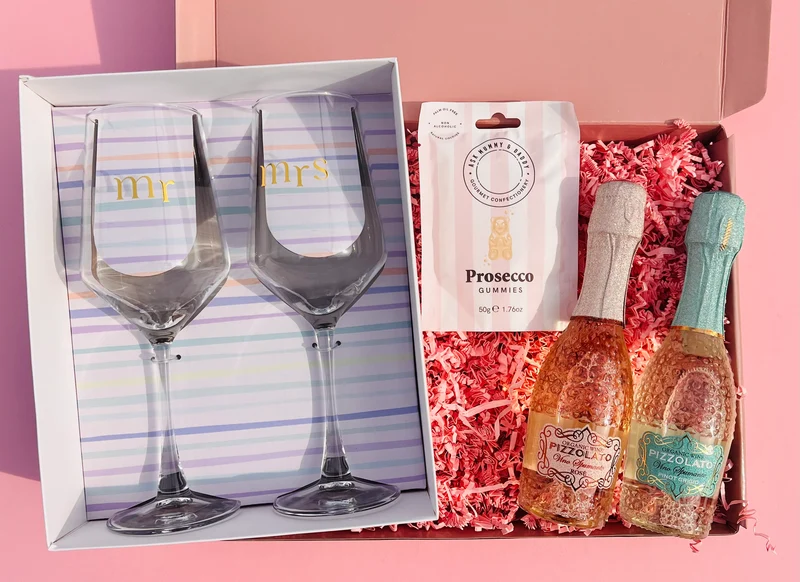 Huwelijkscadeau Champagne & Love Cadeaubox 💍