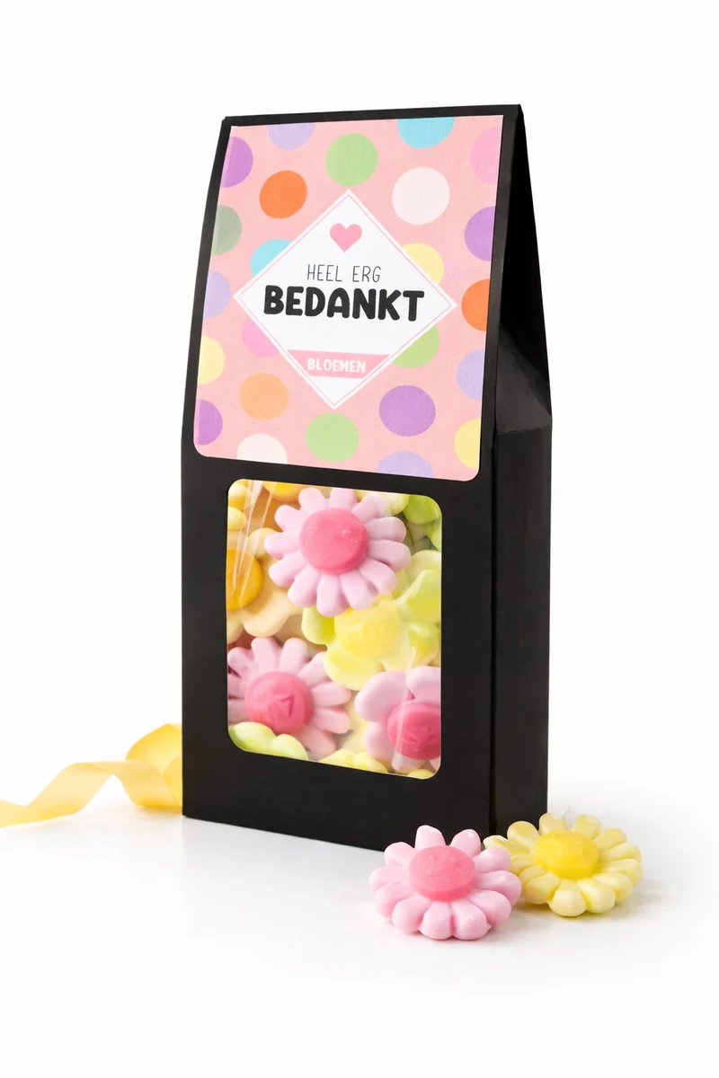 Bedankt Snoep Bloemen – Lief & Origineel Bedank Cadeautje