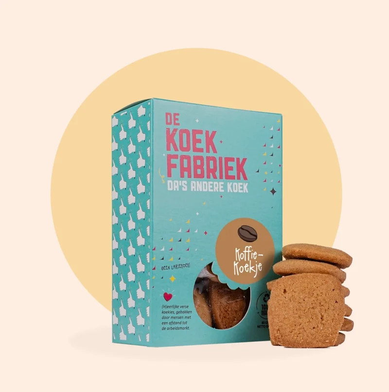 De Koekfabriek Koffie Koekje – Luxe Ambachtelijke Koekjes