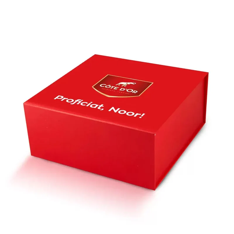 Côte d'Or Chokotoff - gepersonaliseerd cadeau - luxe magneetdoos - 200 stuks - 2kg