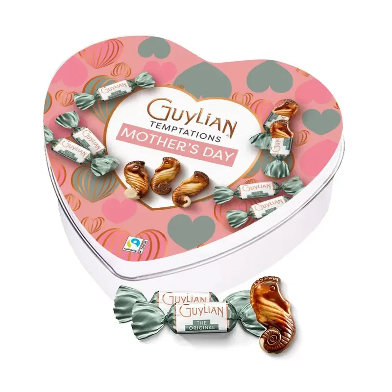 Guylian geschenkdoos hartje "Mother's Day" - Temptations Original Praliné - 104.50g