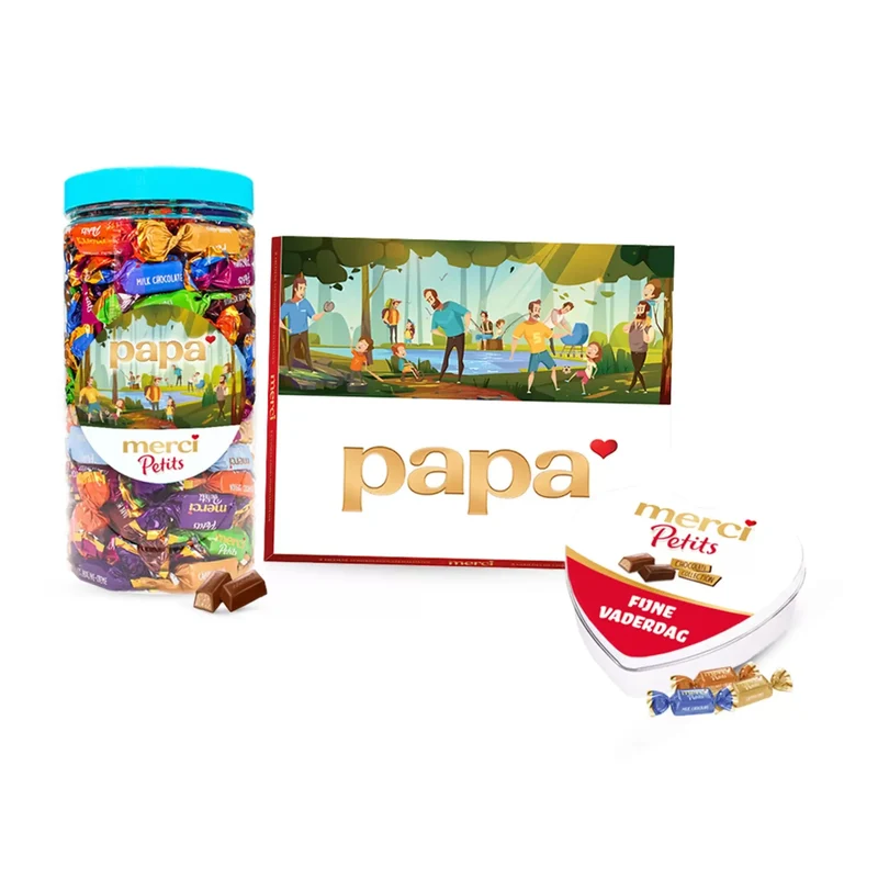 merci Vaderdag giftbox - Finest Selection & Petits - 3-delig - 1065g