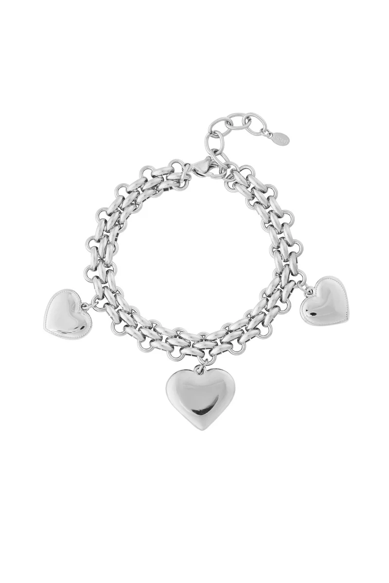 Hartjes Armband Zilver – Elegant & Tijdloos Sieraad