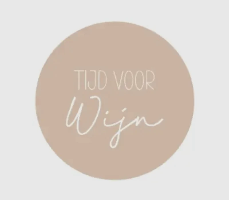 Onderzetter – Tijd voor wijn | Sfeervolle Wijnonderzetter