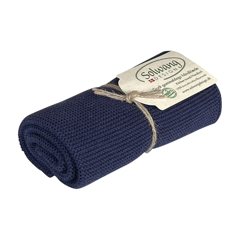 Solwang Design Keukendoek - Dusty Donkerblauw