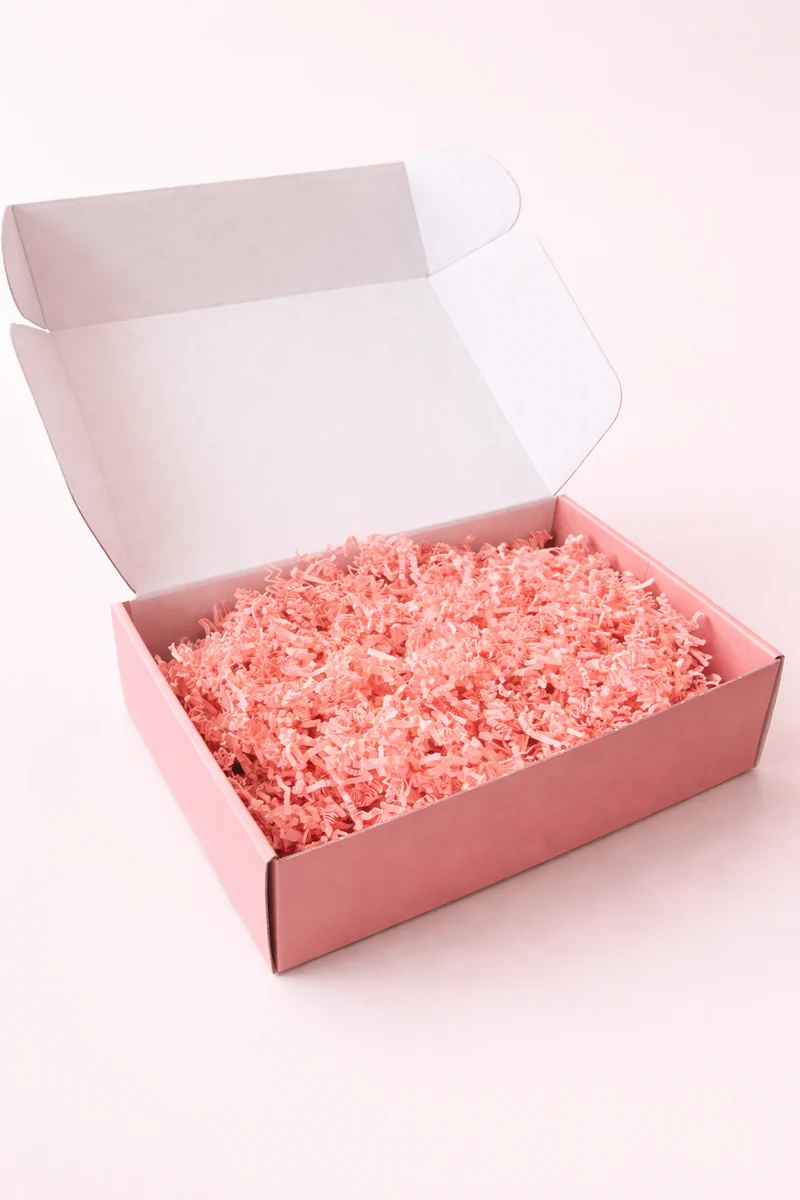 Roze Cadeaubox roze vulling