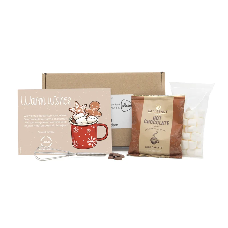 Hot Chocolate met eigen kaart - Kerst