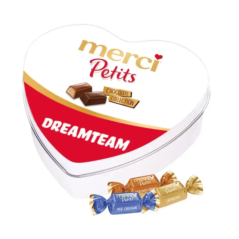 merci Petits geschenkdoos hartje "dreamteam" - mix van smaken - 115g