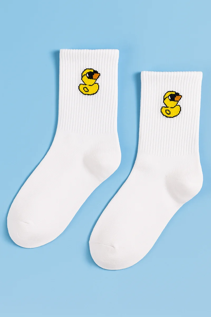 Sokken Duck – One Size – Comfortabele en Leuke Unisex Sokken