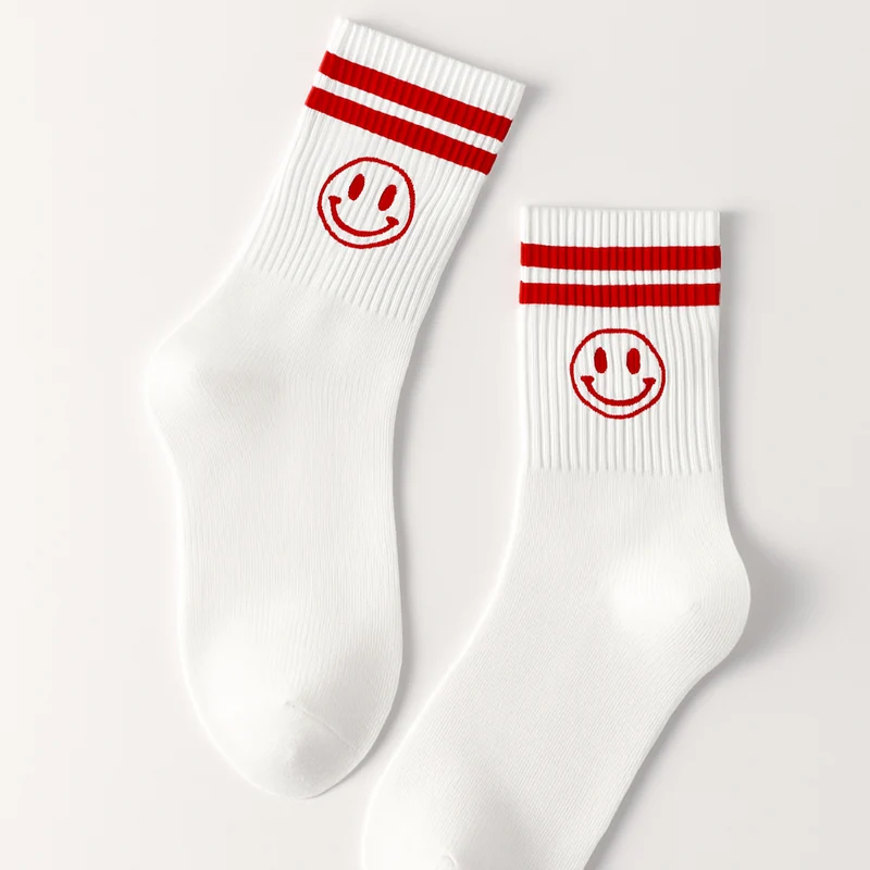 Smiley Sokken – Rood & Vrolijk | The Prezzent