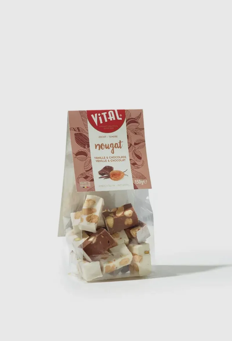 Nougat Vanille & Chocolade – Romige Luxe Nougat van Vital