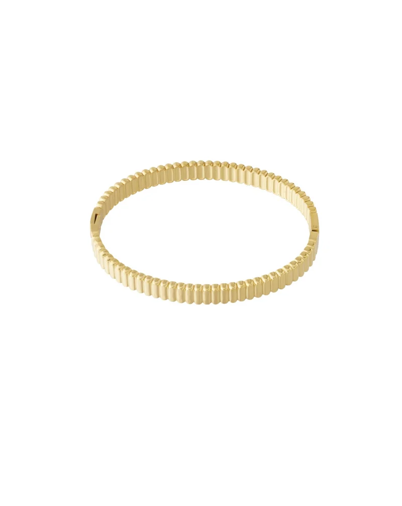 Gestructureerde Armband – Gold Stainless Steel – Luxe & Duurzaam Sieraad