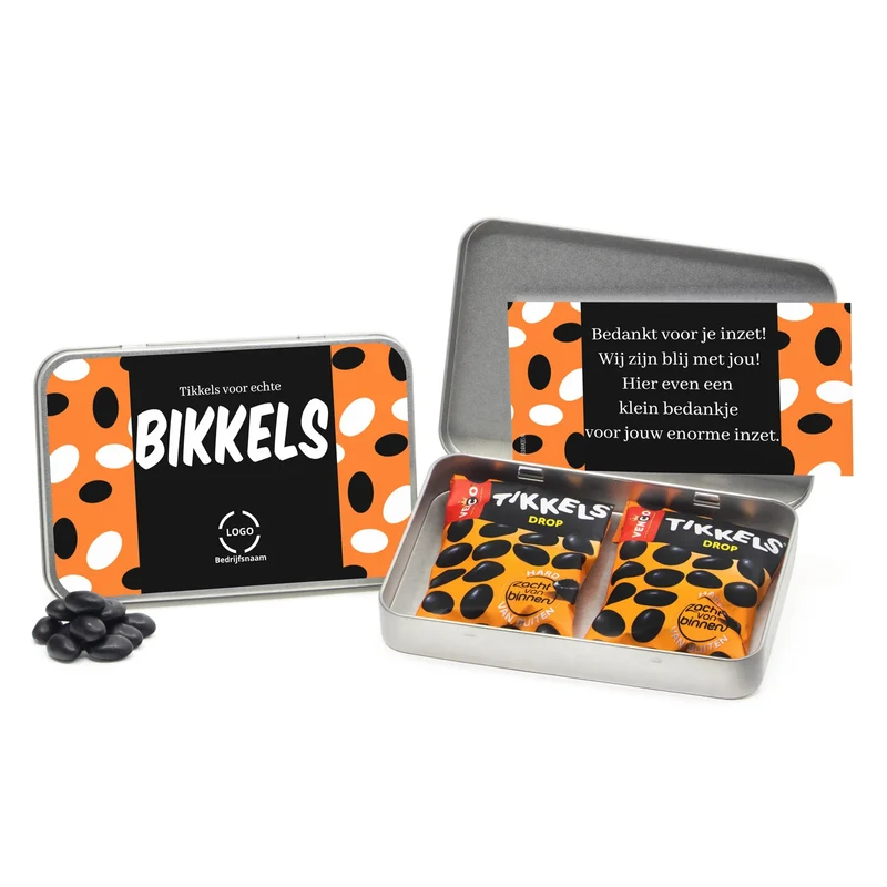 Tikkels voor Bikkels in bewaarblik - BHV