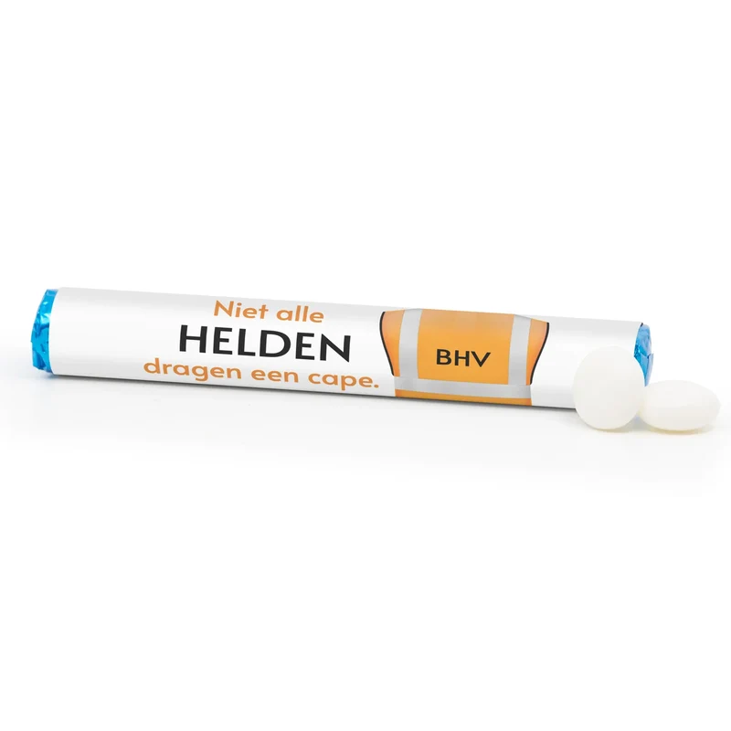 (compli)MENTOS rol met logo - BHV