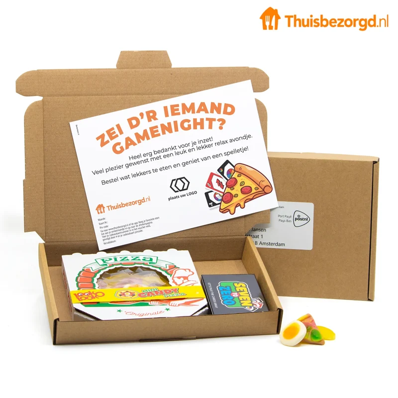Relax Avondje pizza en spel – Thuisbezorgd