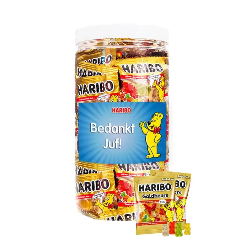 Haribo Goudberen "Bedankt Juf!" - 600g