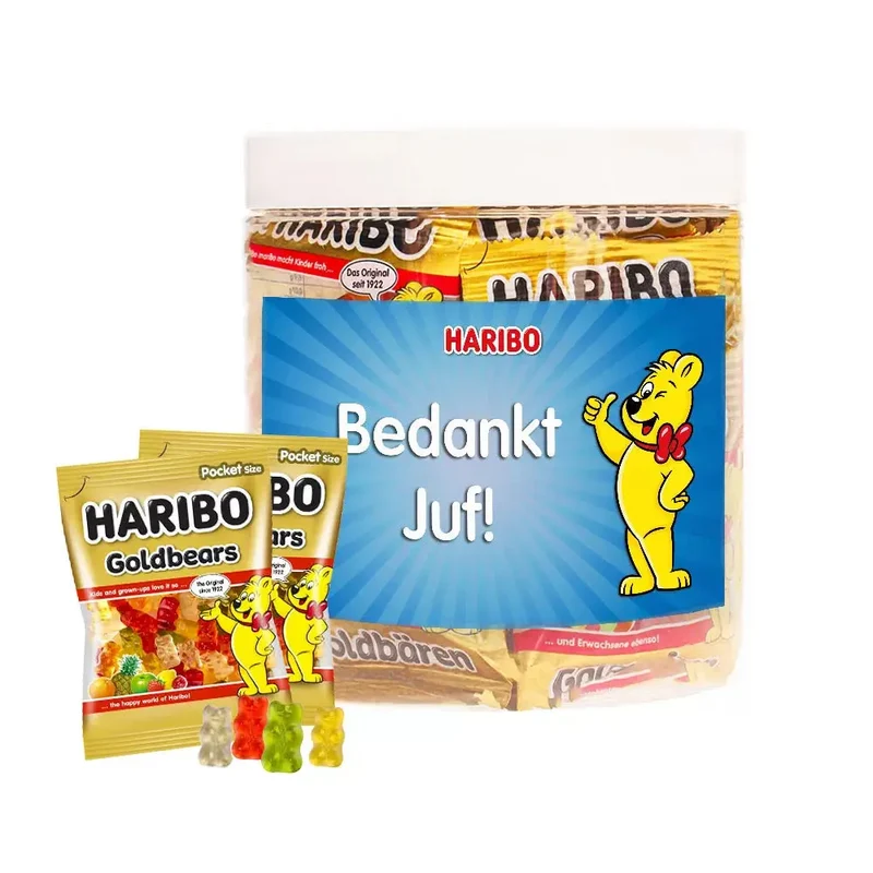 Haribo Goudberen "Bedankt Juf!" - 250g