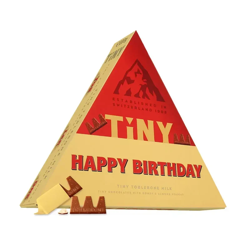 Toblerone Tiny deluxe geschenkdoos "Happy Birthday" - chocolade cadeau - 224g