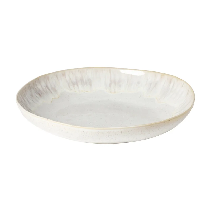 Costa Nova Eivissa Ovaal Serveerbord met Hoge Rand Sand Beige - 37 cm